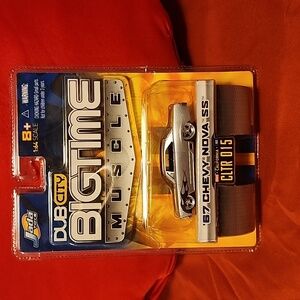Sealed Dub City Bigtime 67 Chevy Nova Jada Toys 1:64 Silver
